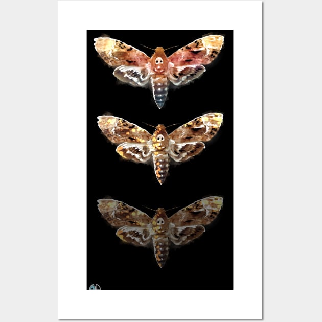 Moth Fading Tower Wall Art by sandpaperdaisy